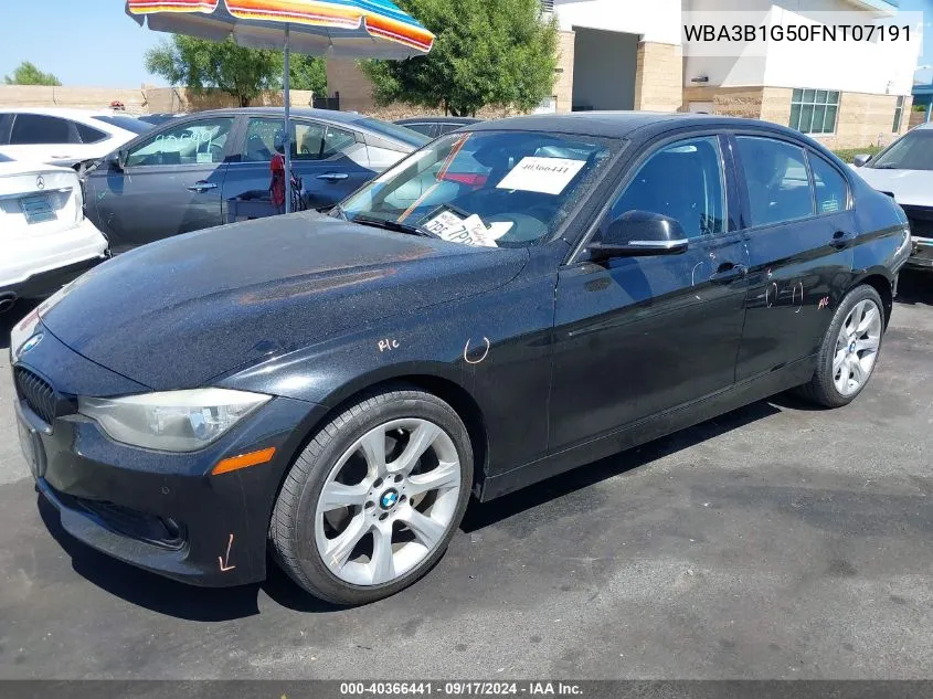 2015 BMW 320I VIN: WBA3B1G50FNT07191 Lot: 40366441