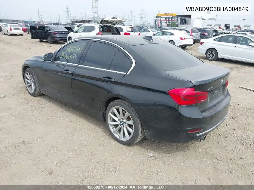 WBA8D9C38HA004849 2017 BMW 330I xDrive