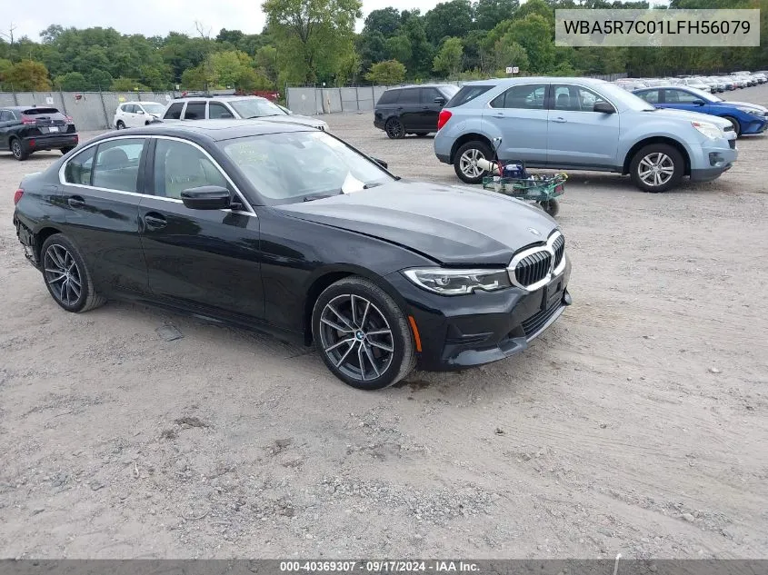 2020 BMW 330I xDrive VIN: WBA5R7C01LFH56079 Lot: 40369307