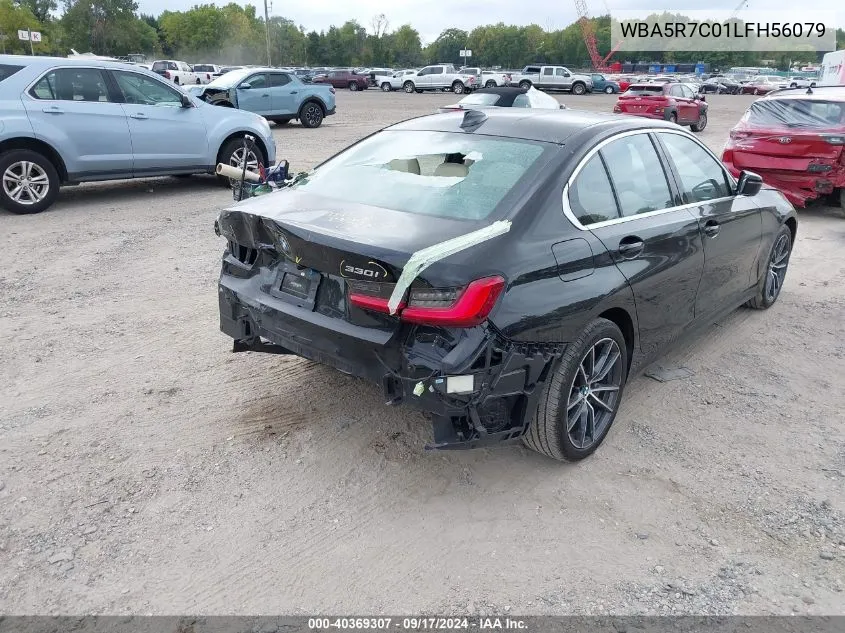 2020 BMW 330I xDrive VIN: WBA5R7C01LFH56079 Lot: 40369307