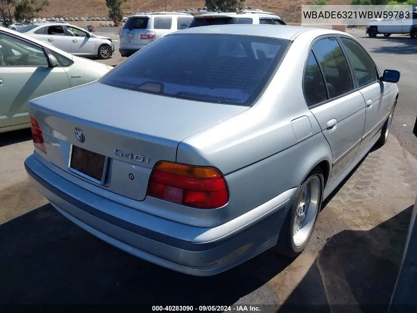 WBADE6321WBW59783 1998 BMW 540Ia I Automatic