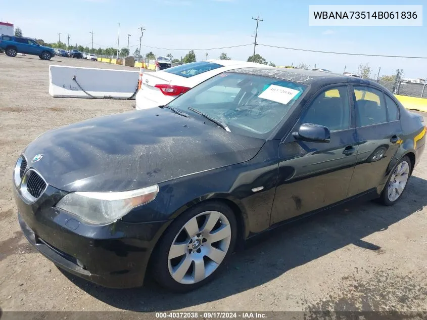 WBANA73514B061836 2004 BMW 530I