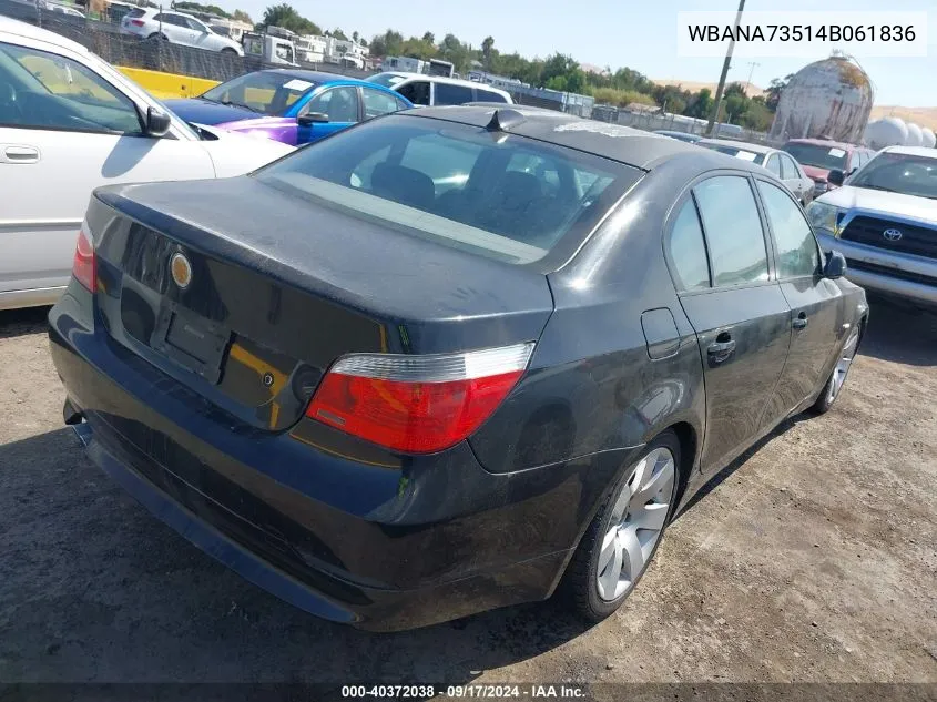 WBANA73514B061836 2004 BMW 530I