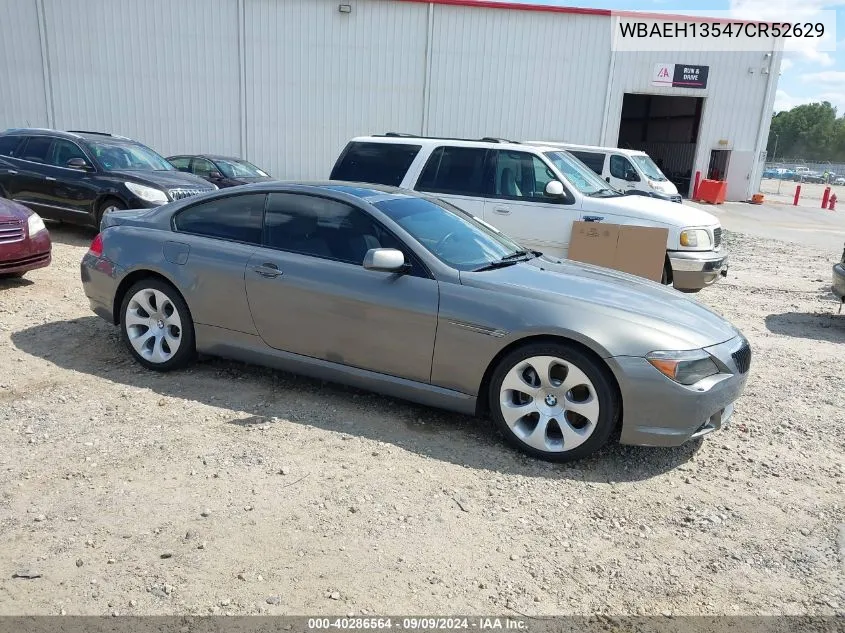 WBAEH13547CR52629 2007 BMW 650I