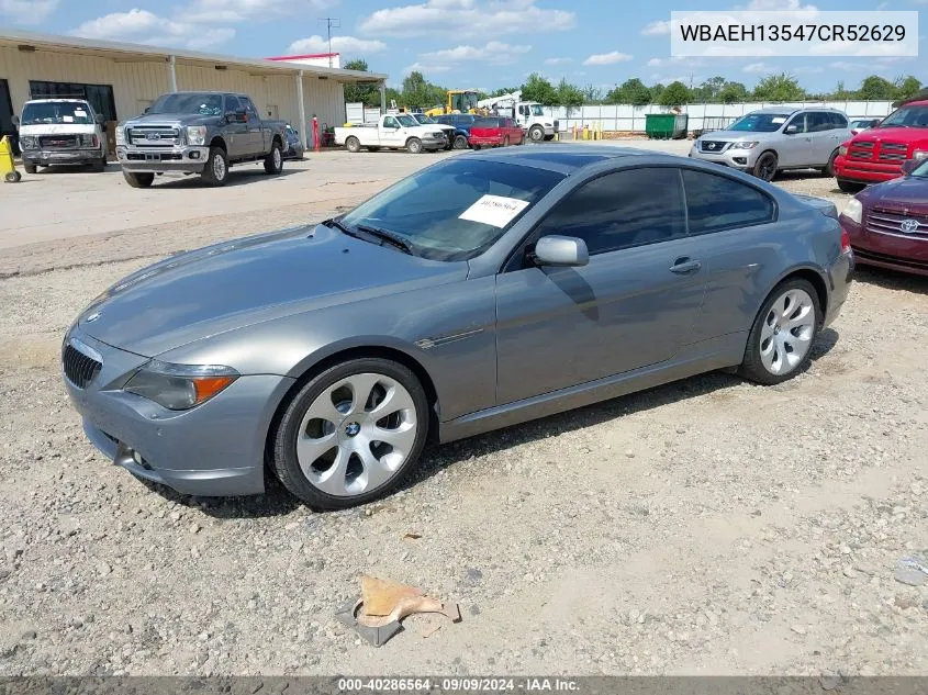 WBAEH13547CR52629 2007 BMW 650I