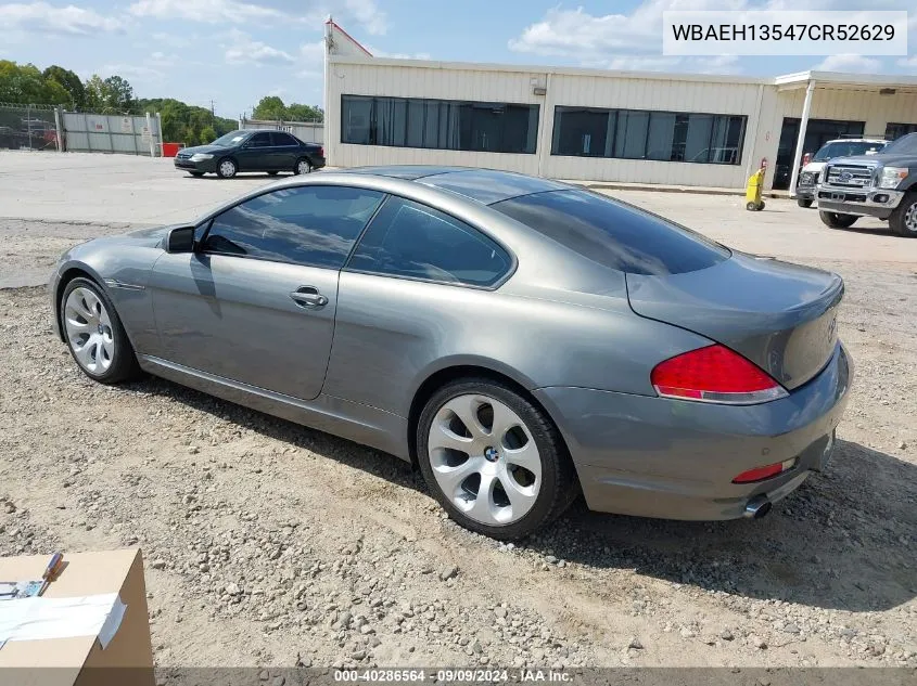 WBAEH13547CR52629 2007 BMW 650I