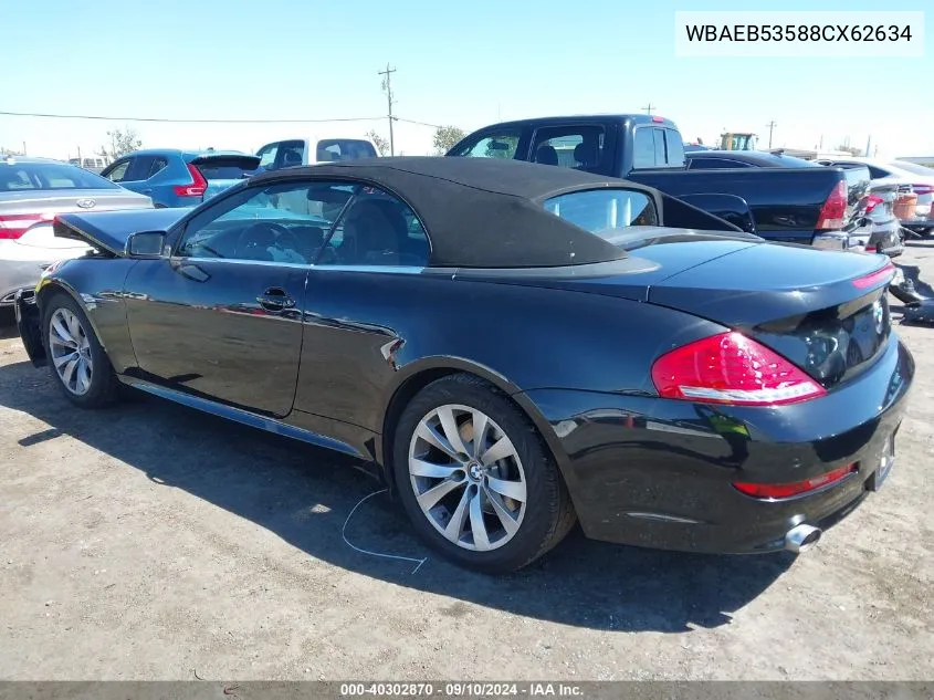 WBAEB53588CX62634 2008 BMW 650I I