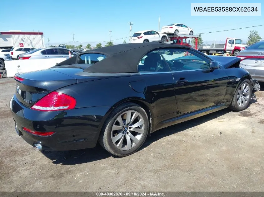 WBAEB53588CX62634 2008 BMW 650I I