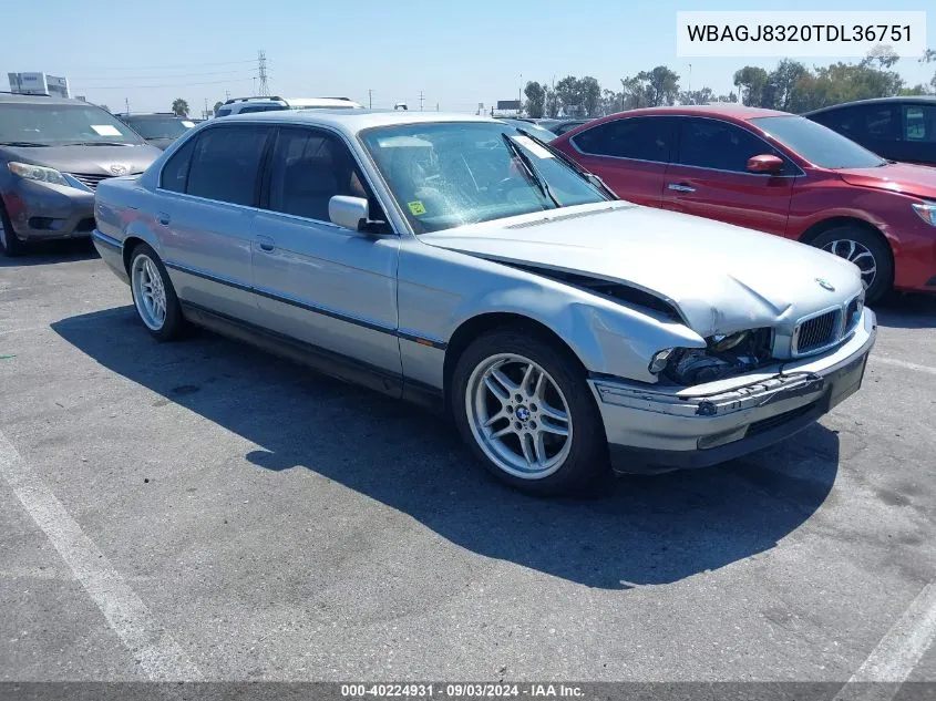 WBAGJ8320TDL36751 1996 BMW 740 Il