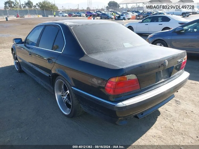 WBAGF8329VDL49728 1997 BMW 740 I Automatic