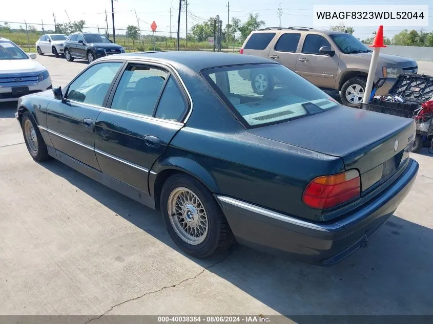 WBAGF8323WDL52044 1998 BMW 740Ia