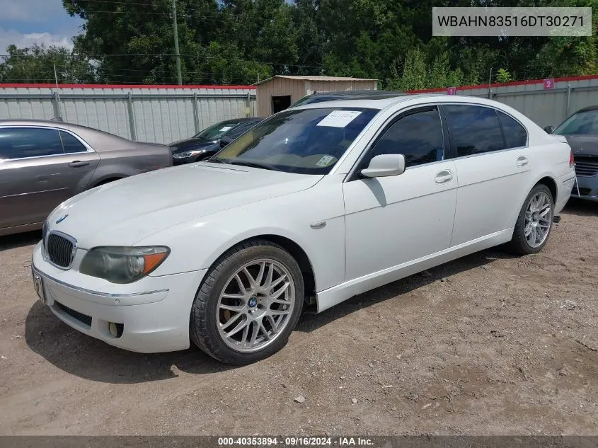 WBAHN83516DT30271 2006 BMW 750Li