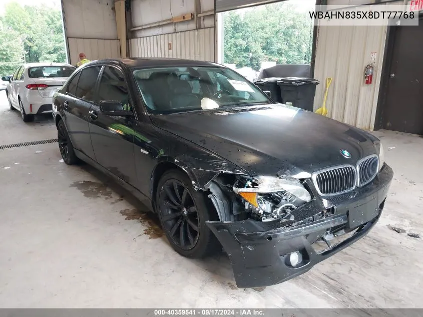 WBAHN835X8DT77768 2008 BMW 750Li