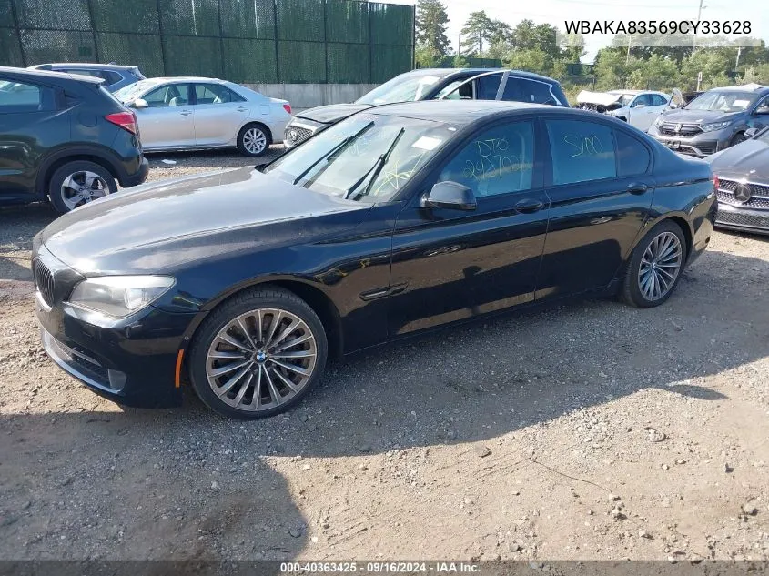 2009 BMW 750I VIN: WBAKA83569CY33628 Lot: 40363425