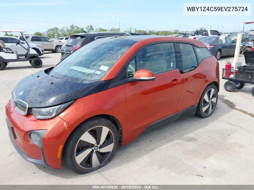 2014 BMW I3 Base W/Range Extender VIN: WBY1Z4C59EV275724 Lot: 40145528