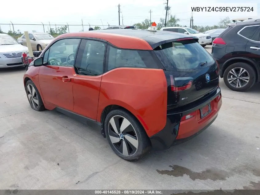 2014 BMW I3 Base W/Range Extender VIN: WBY1Z4C59EV275724 Lot: 40145528