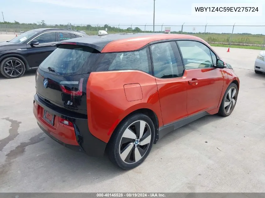 2014 BMW I3 Base W/Range Extender VIN: WBY1Z4C59EV275724 Lot: 40145528