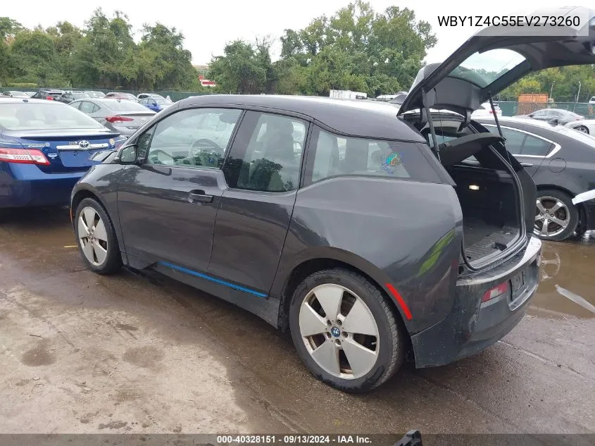 2014 BMW I3 Base W/Range Extender VIN: WBY1Z4C55EV273260 Lot: 40328151