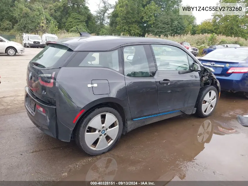 2014 BMW I3 Base W/Range Extender VIN: WBY1Z4C55EV273260 Lot: 40328151