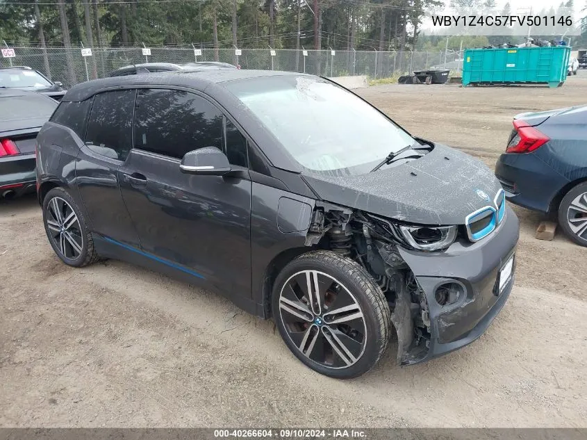 2015 BMW I3 Rex VIN: WBY1Z4C57FV501146 Lot: 40266604