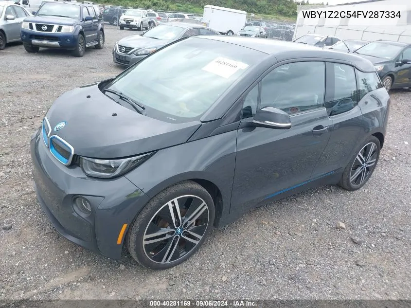 2015 BMW I3 VIN: WBY1Z2C54FV287334 Lot: 40281169