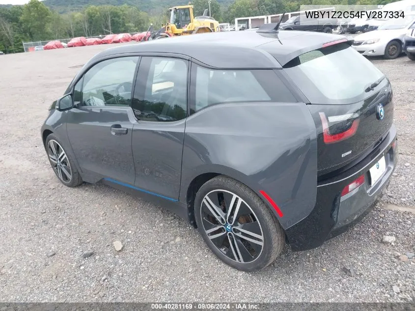 2015 BMW I3 VIN: WBY1Z2C54FV287334 Lot: 40281169