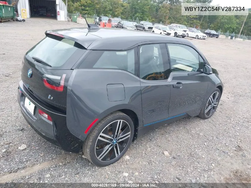 2015 BMW I3 VIN: WBY1Z2C54FV287334 Lot: 40281169