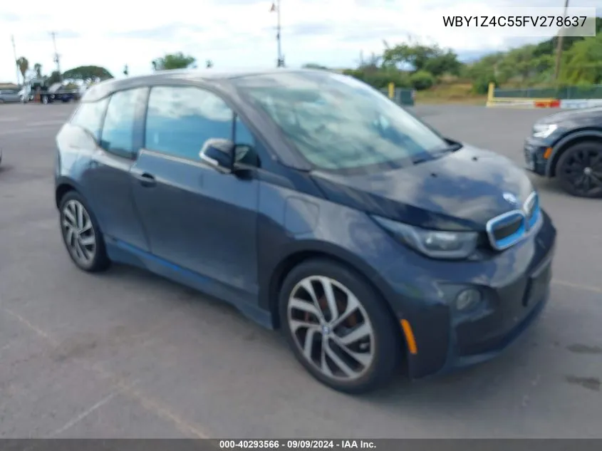 2015 BMW I3 Base W/Range Extender VIN: WBY1Z4C55FV278637 Lot: 40293566