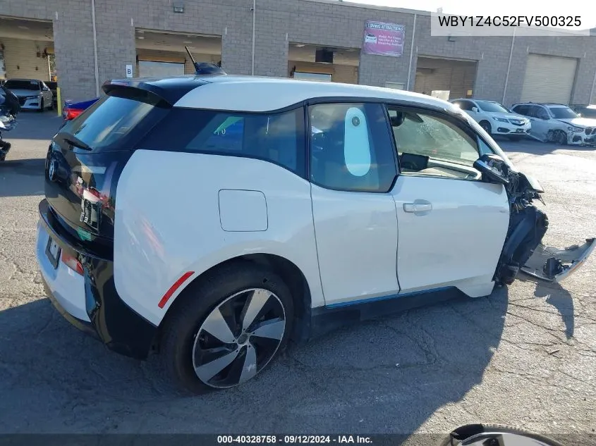 2015 BMW I3 Rex VIN: WBY1Z4C52FV500325 Lot: 40328758