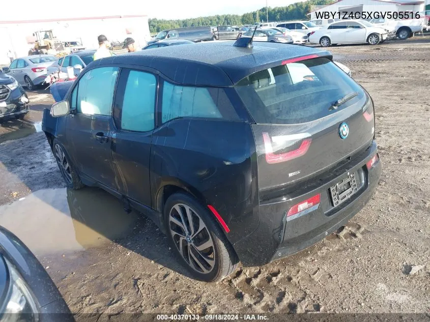 2016 BMW I3 Rex VIN: WBY1Z4C5XGV505516 Lot: 40370133