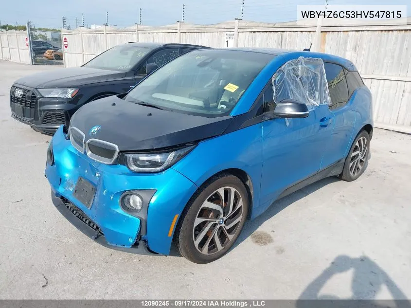 WBY1Z6C53HV547815 2017 BMW I3