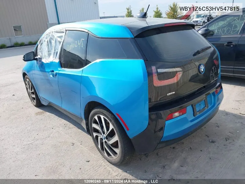 WBY1Z6C53HV547815 2017 BMW I3