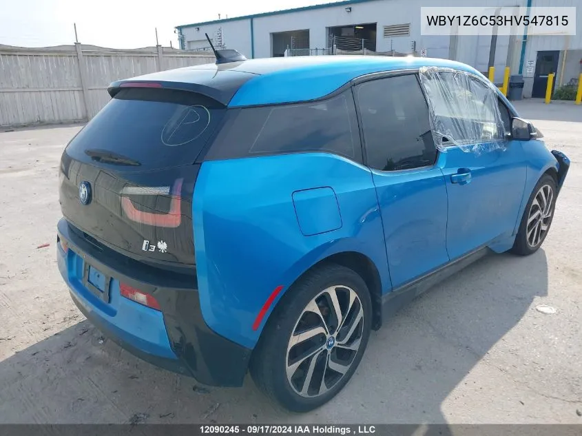 WBY1Z6C53HV547815 2017 BMW I3