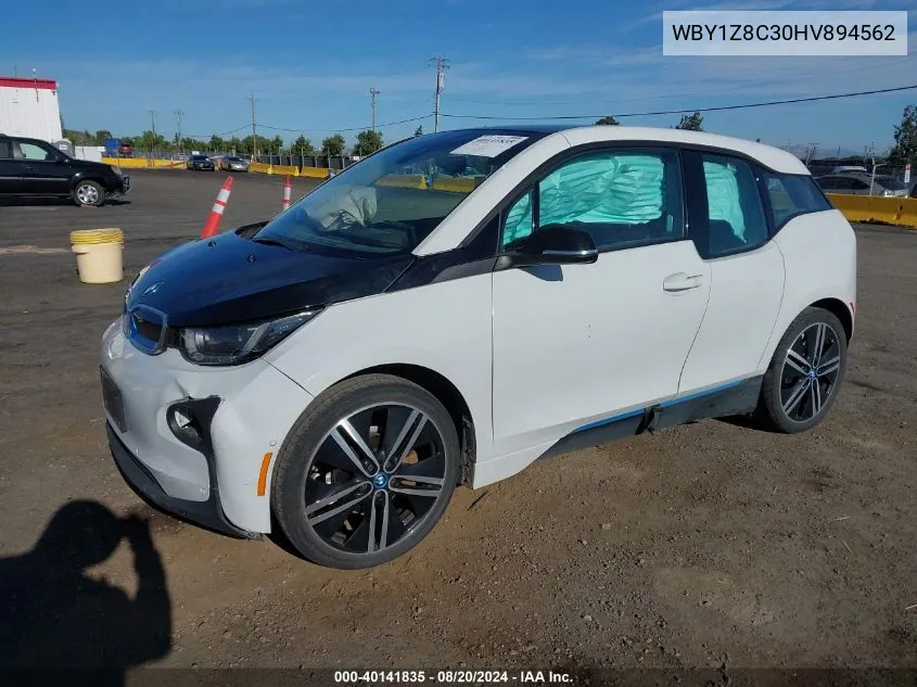 WBY1Z8C30HV894562 2017 BMW I3 Rex