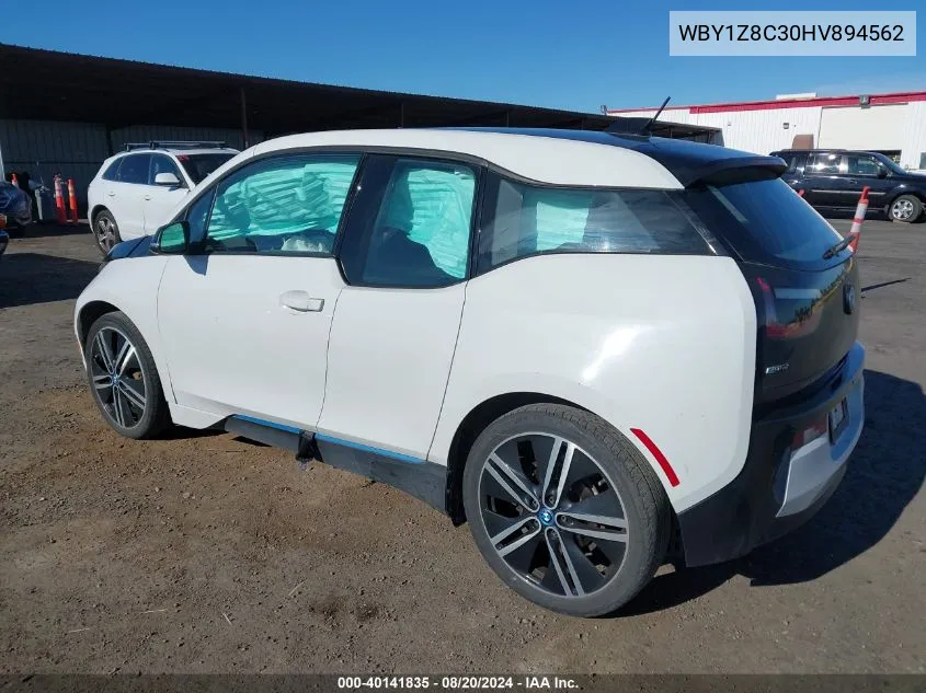 WBY1Z8C30HV894562 2017 BMW I3 Rex