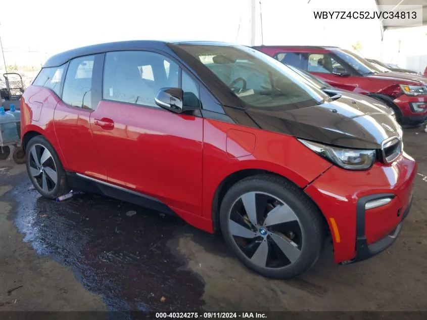 2018 BMW I3 94Ah W/Range Extender VIN: WBY7Z4C52JVC34813 Lot: 40324275