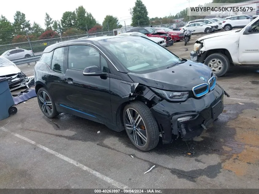 2019 BMW I3 120Ah W/Range Extender VIN: WBY8P4C50K7E55679 Lot: 40263997