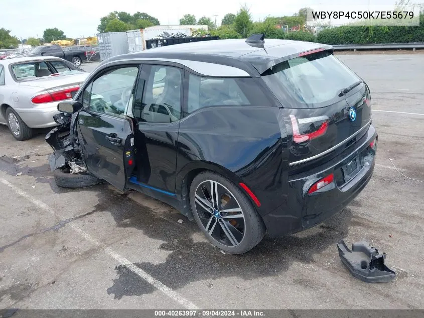 2019 BMW I3 120Ah W/Range Extender VIN: WBY8P4C50K7E55679 Lot: 40263997