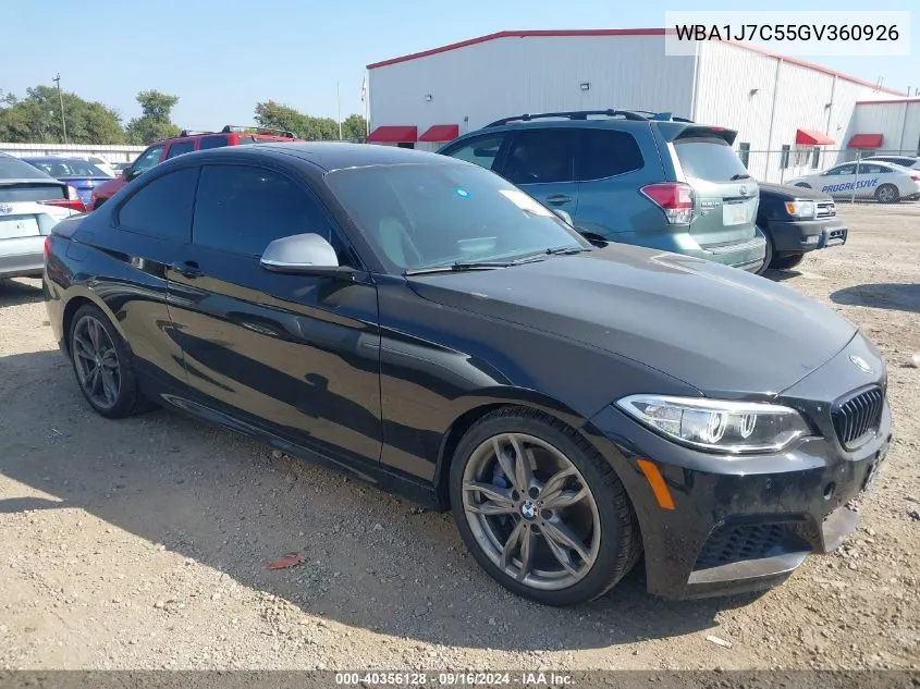 WBA1J7C55GV360926 2016 BMW M235I