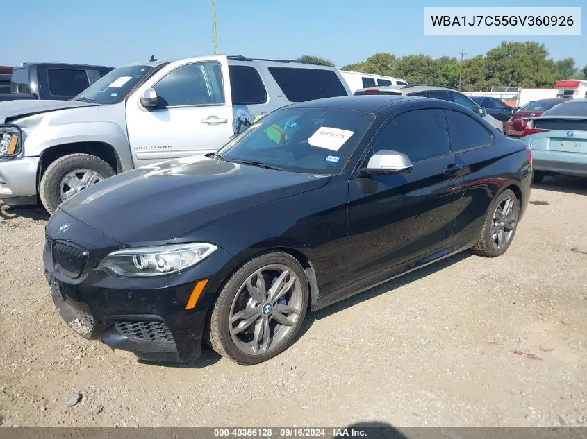 WBA1J7C55GV360926 2016 BMW M235I