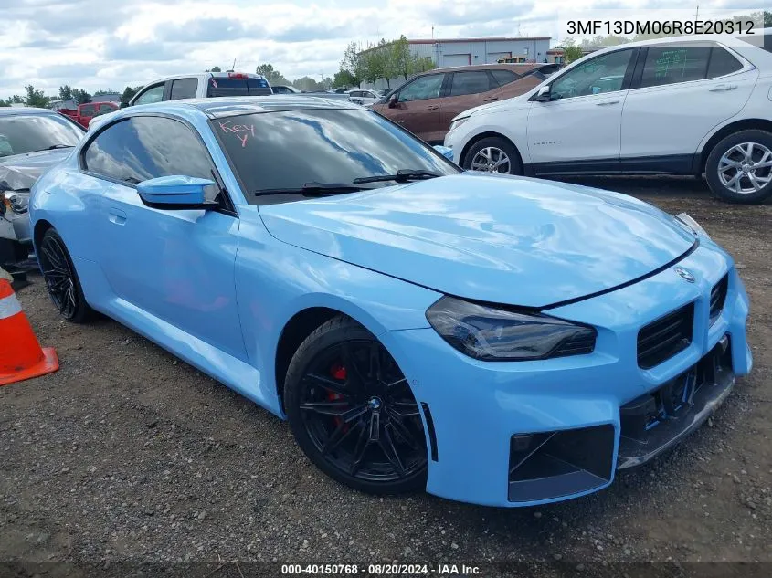 2024 BMW M2 VIN: 3MF13DM06R8E20312 Lot: 40150768