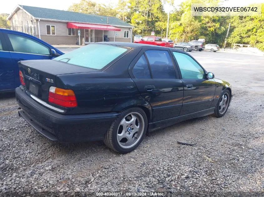 1997 BMW M3 VIN: WBSCD9320VEE06742 Lot: 40308017