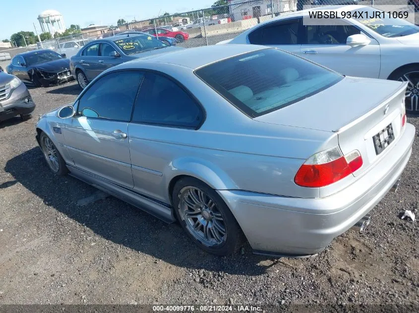 WBSBL934X1JR11069 2001 BMW M3 Ci