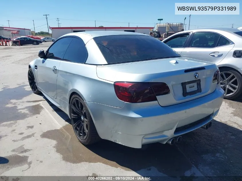 WBSWL93579P331989 2009 BMW M3