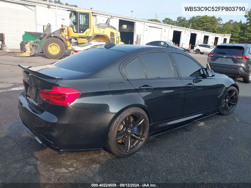 2015 BMW M3 VIN: WBS3C9C52FP803790 Lot: 40224559