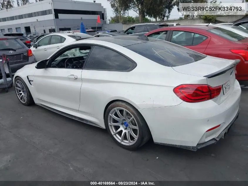 2015 BMW M4 VIN: WBS3R9C52FK334793 Lot: 40169564