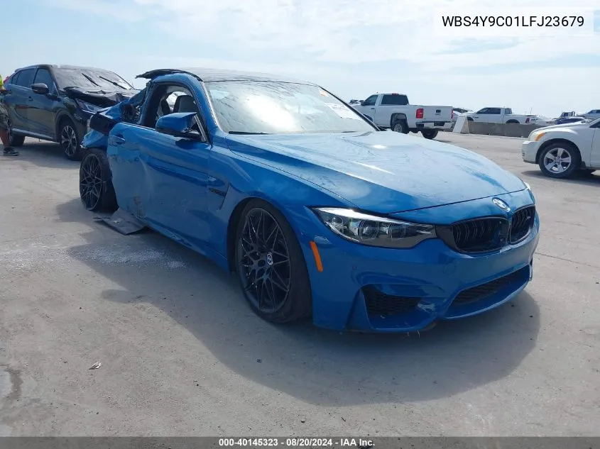 2020 BMW M4 VIN: WBS4Y9C01LFJ23679 Lot: 40145323