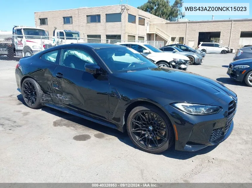 WBS43AZ00NCK15023 2022 BMW M4 Competition