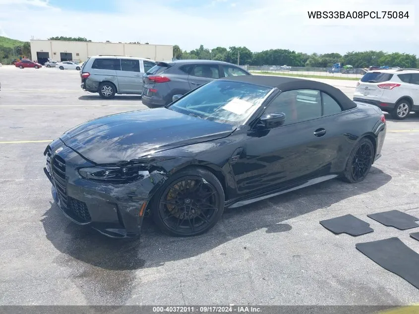 2023 BMW M4 Competition xDrive VIN: WBS33BA08PCL75084 Lot: 40372011