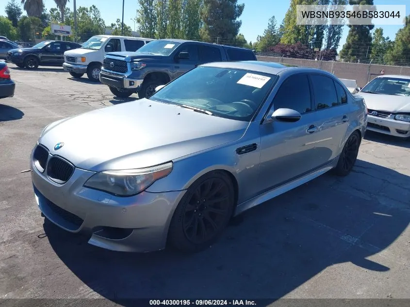 2006 BMW M5 VIN: WBSNB93546B583044 Lot: 40300195